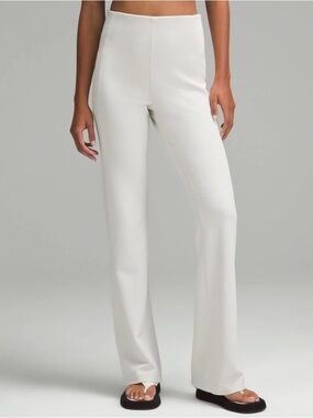 lululemon athletica ribbed bone Softstreme straight leg pants - NWOT